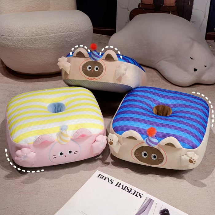 （总）仟亿莱 2025新款小手大开冰豆豆双面蒲团坐垫