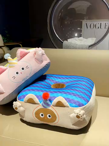 91家纺网 家纺一手货源 找家纺 （总）仟亿莱 2025新款小手大开冰豆豆双面蒲团坐垫