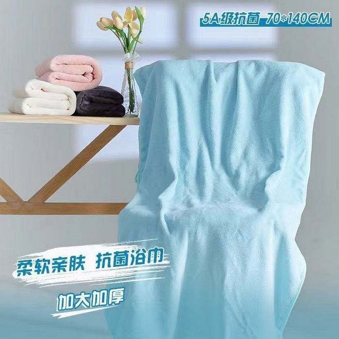 喜歌2025新款吸水超強(qiáng)速干浴巾 藍(lán)色70*140