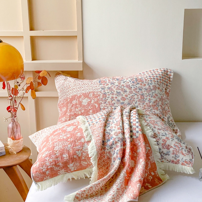 91家纺网 家纺一手货源 找家纺 （总）美宜家 2025新款全棉流苏枕巾高档棉软隔脏防头油枕巾