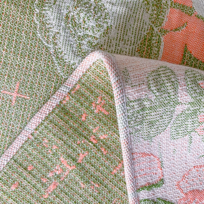 91家纺网 家纺一手货源 找家纺 美宜家 2025新款全棉流苏枕巾高档棉软隔脏防头油枕巾 繁华 52*75cm/对