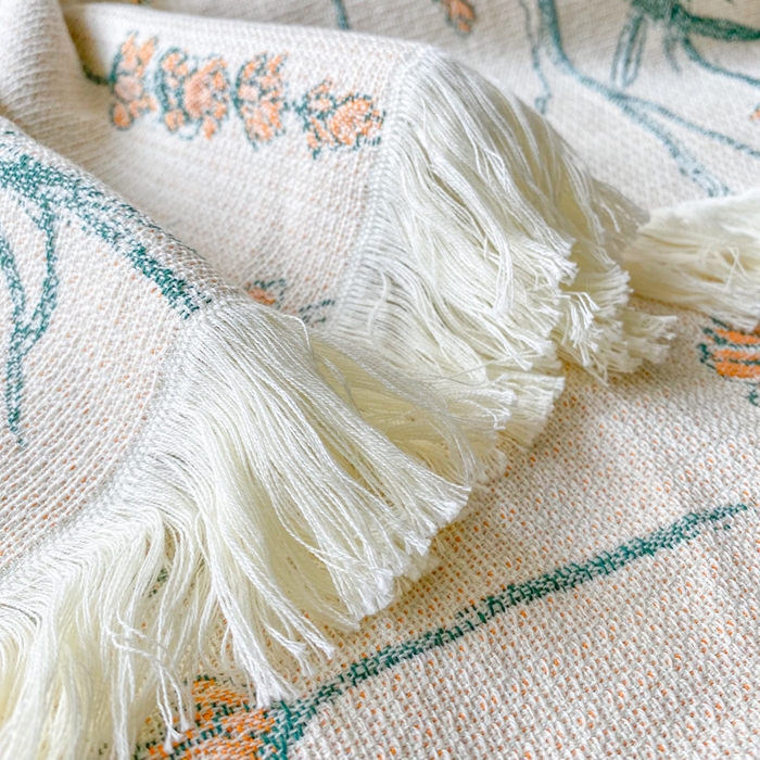 91家纺网 家纺一手货源 找家纺 美宜家 2025新款全棉流苏枕巾高档棉软隔脏防头油枕巾 收获 52*75cm/对