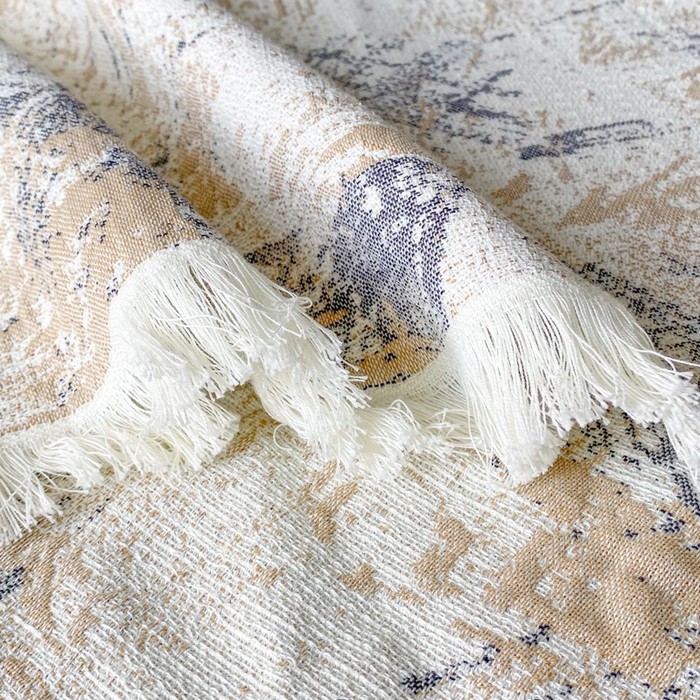 91家纺网 家纺一手货源 找家纺 美宜家 2025新款全棉流苏枕巾高档棉软隔脏防头油枕巾 夏简52*75cm/对