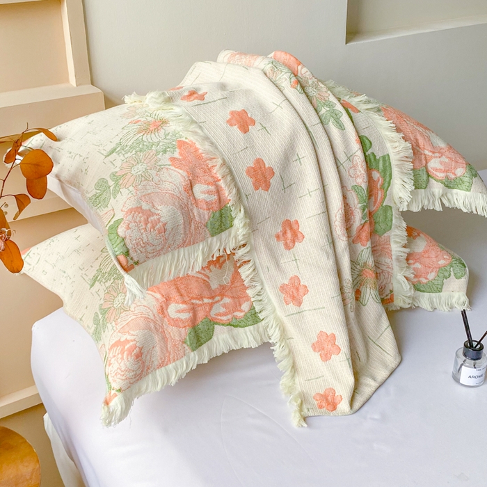 91家纺网 家纺一手货源 找家纺 （总）美宜家 2025新款全棉流苏枕巾高档棉软隔脏防头油枕巾