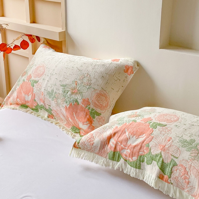 91家纺网 家纺一手货源 找家纺 （总）美宜家 2025新款全棉流苏枕巾高档棉软隔脏防头油枕巾