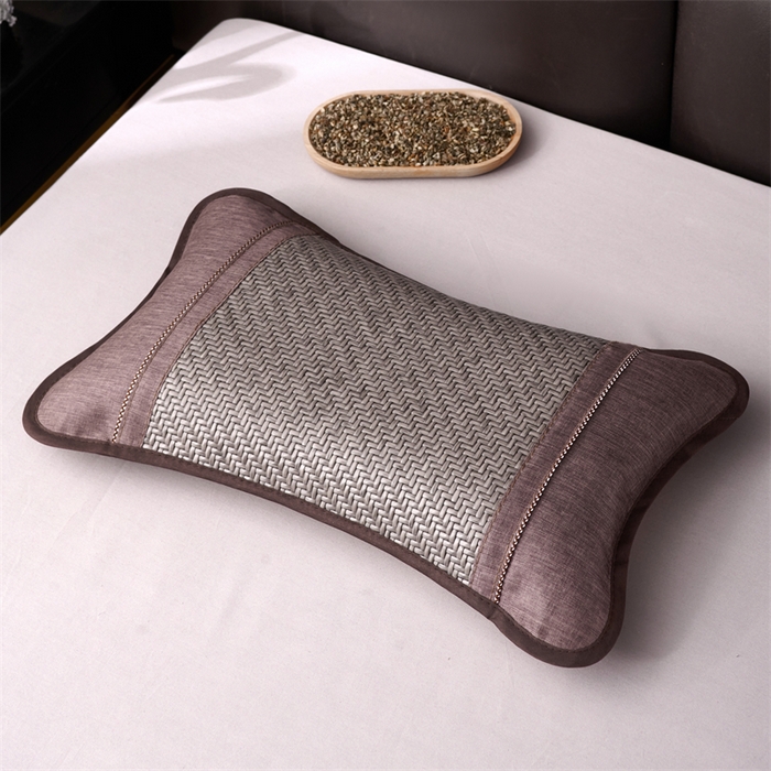 91家纺网 家纺一手货源 找家纺 （总）织布人 2025新款荞麦枕夏凉枕头茶香枕PE藤凉感荞麦枕芯防出汗午睡枕头