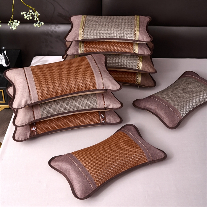 91家纺网 家纺一手货源 找家纺 （总）织布人 2025新款荞麦枕夏凉枕头茶香枕PE藤凉感荞麦枕芯防出汗午睡枕头