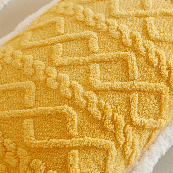 91家纺网 家纺一手货源 找家纺 喜歌2025新款塔芙蓉毛毯 柠檬黄