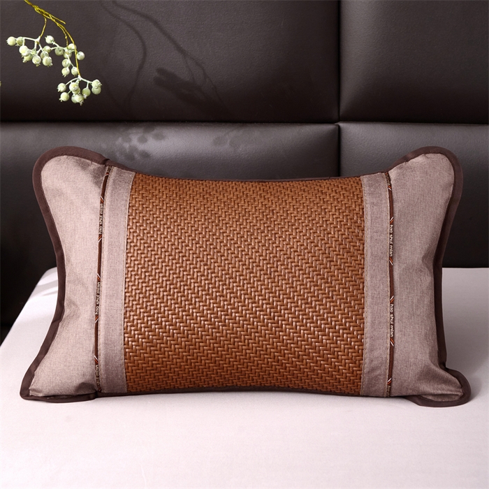 91家纺网 家纺一手货源 找家纺 织布人 2025新款荞麦枕夏凉枕头茶香枕PE藤凉感荞麦枕芯防出汗午睡枕头 清凉PE藤枕-夏洛咖 30x50cm/只【茶香枕】