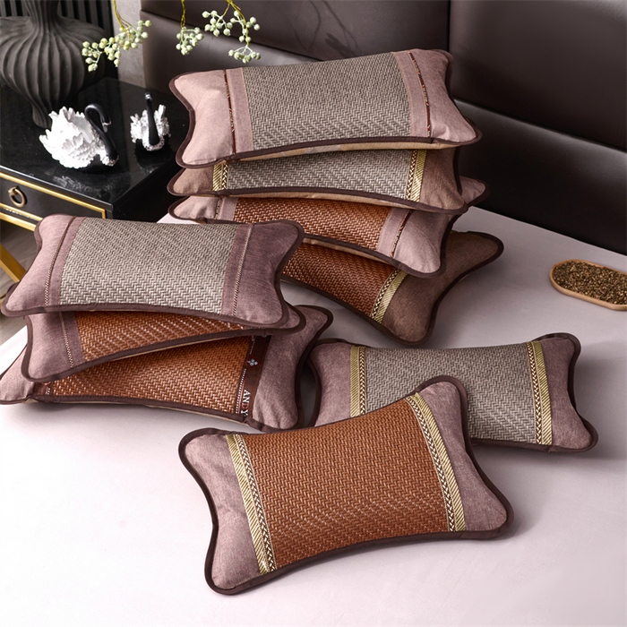 91家纺网 家纺一手货源 找家纺 织布人 2026新款荞麦枕夏凉枕头茶香枕PE藤凉感荞麦枕芯防出汗午睡枕头 组合图仅供展示 30x50cm/只【荞麦枕】