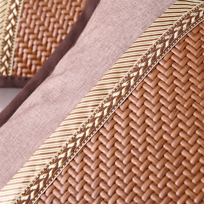 91家纺网 家纺一手货源 找家纺 织布人 2025新款荞麦枕夏凉枕头茶香枕PE藤凉感荞麦枕芯防出汗午睡枕头 清凉PE藤枕-金易咖 30x50cm/只【荞麦枕】