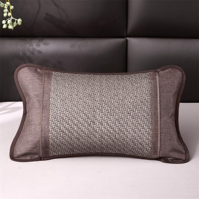 91家纺网 家纺一手货源 找家纺 织布人 2025新款荞麦枕夏凉枕头茶香枕PE藤凉感荞麦枕芯防出汗午睡枕头 清凉PE藤枕-清晨灰 30x50cm/只【荞麦枕】