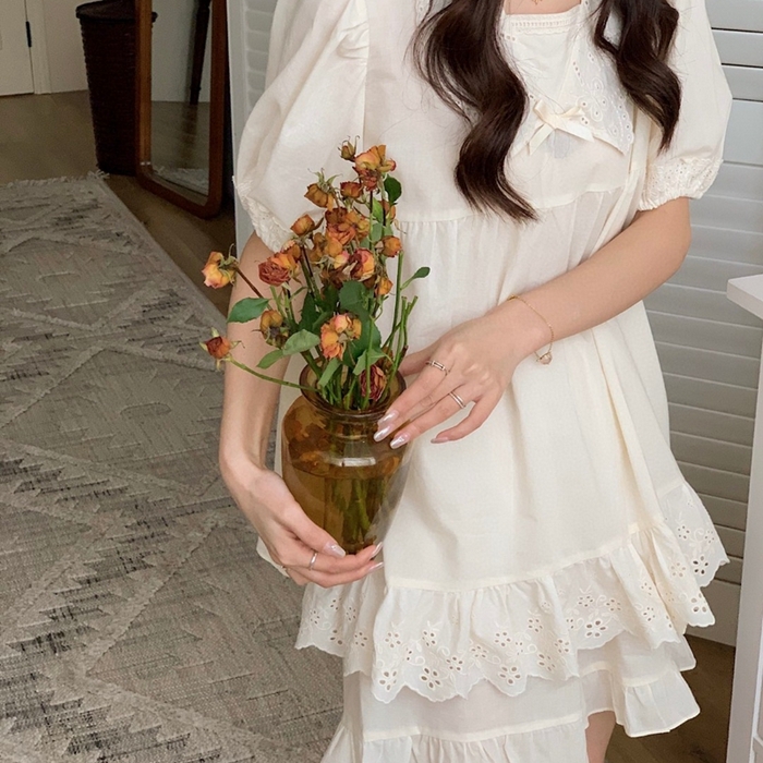 91家纺网 家纺一手货源 找家纺 （总）妍景家居生活馆 2025新款82918-韩系V领纯棉套装