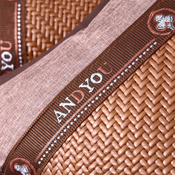 91家纺网 家纺一手货源 找家纺 织布人 2025新款荞麦枕夏凉枕头茶香枕PE藤凉感荞麦枕芯防出汗午睡枕头 清凉PE藤枕-鸿运咖 35x55cm/只【茶香枕】