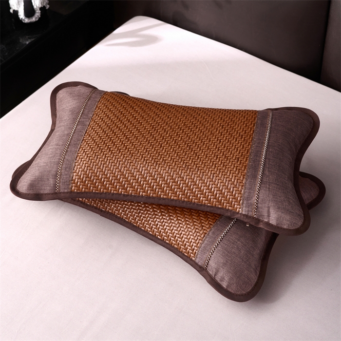 91家纺网 家纺一手货源 找家纺 织布人 2025新款荞麦枕夏凉枕头茶香枕PE藤凉感荞麦枕芯防出汗午睡枕头 清凉PE藤枕-清晨咖 35x55cm/只【荞麦枕】