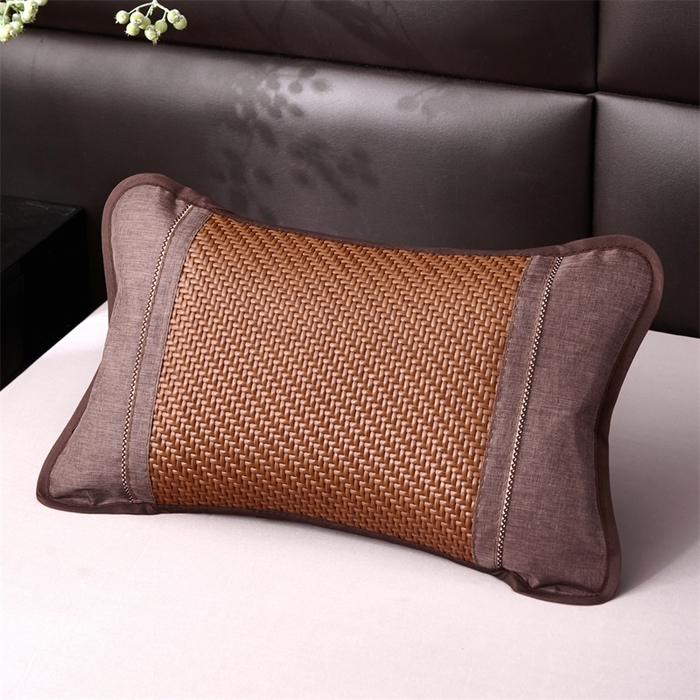 91家纺网 家纺一手货源 找家纺 织布人 2025新款荞麦枕夏凉枕头茶香枕PE藤凉感荞麦枕芯防出汗午睡枕头 清凉PE藤枕-清晨咖 35x55cm/只【荞麦枕】