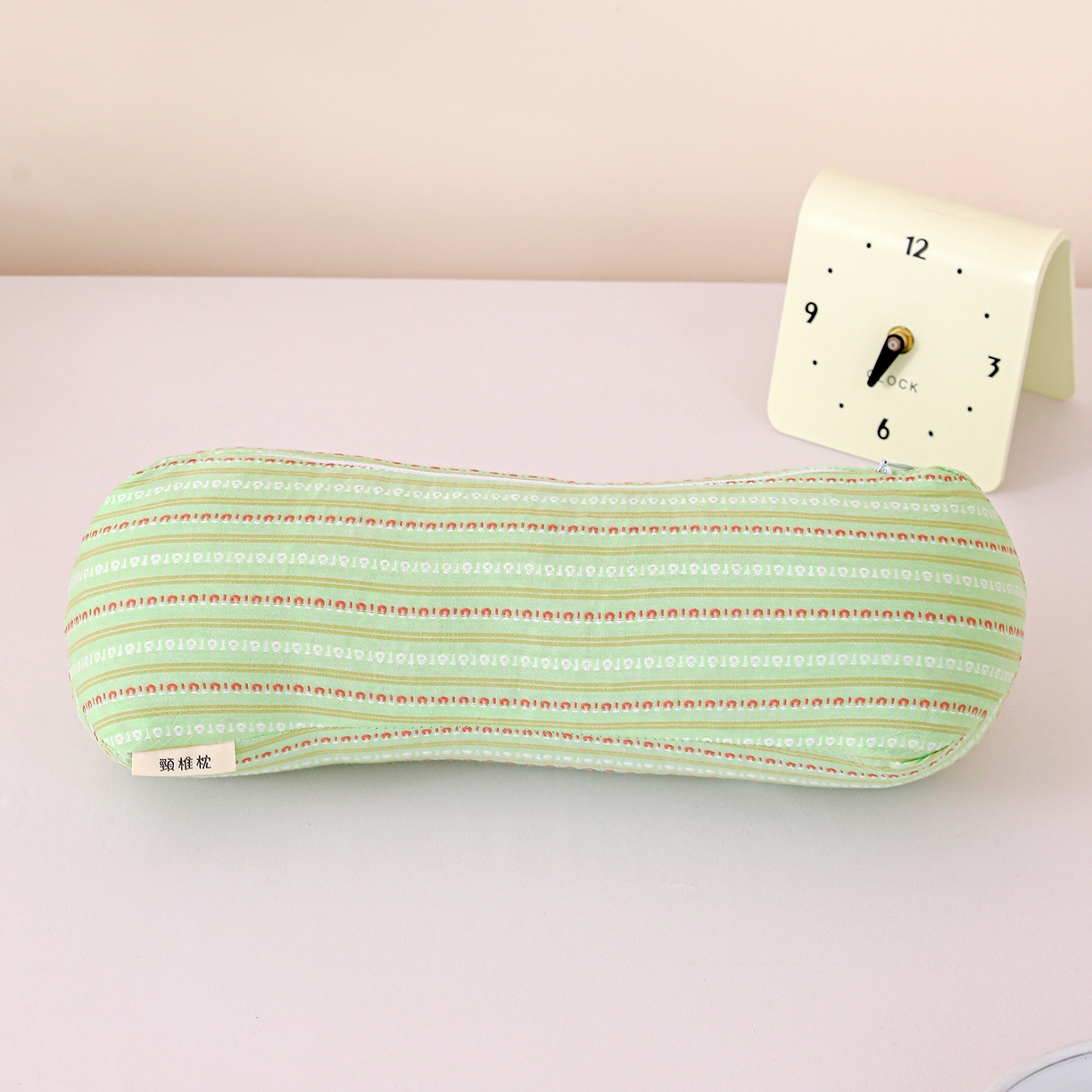 91家纺网 家纺一手货源 找家纺 卓昌枕芯 2025春夏新款全棉三角颈椎枕菱形荞麦枕枕头枕芯 绿色-全棉三角颈椎枕 45x15cm/只