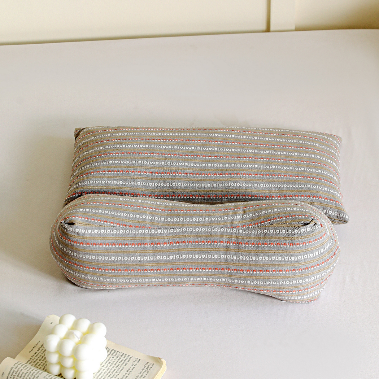 91家纺网 家纺一手货源 找家纺 （总）卓昌枕芯 2025春夏新款三角牵引组合荞麦枕 枕头枕芯