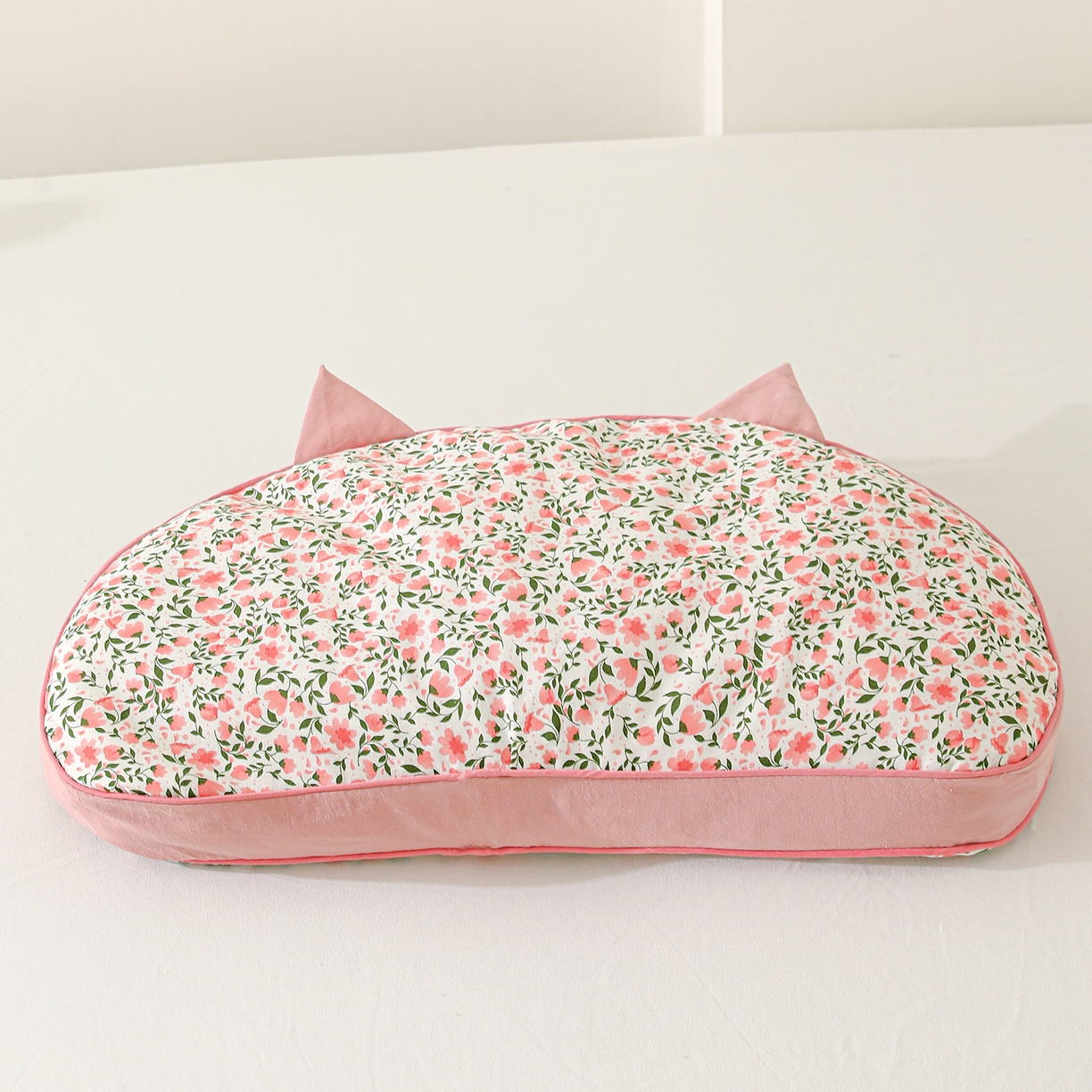 91家纺网 家纺一手货源 找家纺 （总）卓昌枕芯 2025新款韩式全棉猫耳全荞麦壳可拆洗枕头