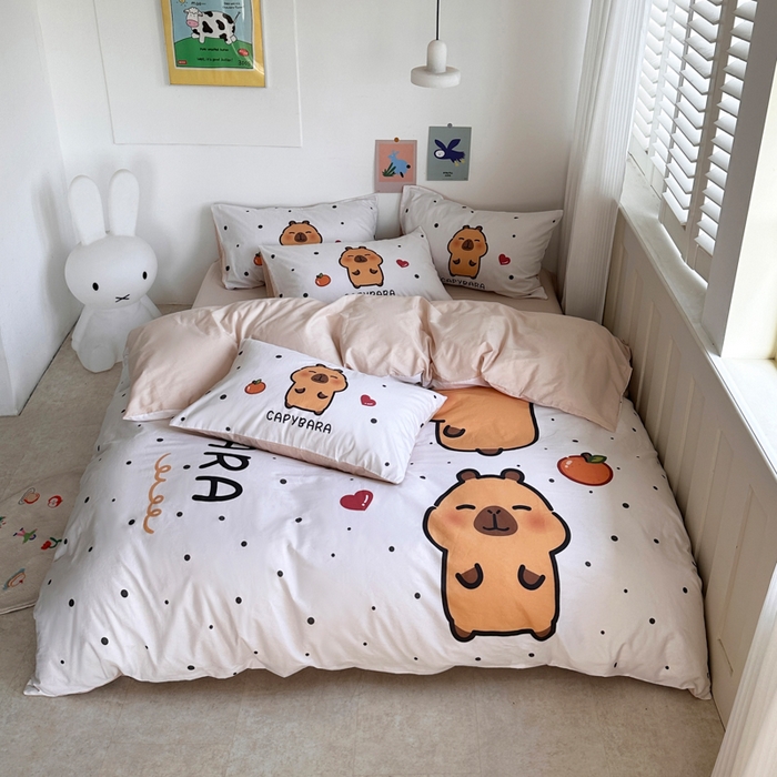 徕米家居 2025新款全棉13372大阪卡皮吧啦套件 萌新卡皮吧啦