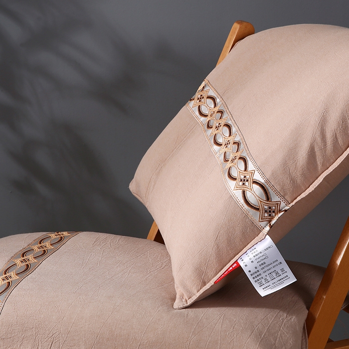 91家纺网 家纺一手货源 找家纺 （总）沃兰国际 2025新款民族风可脱卸全荞麦枕头枕芯