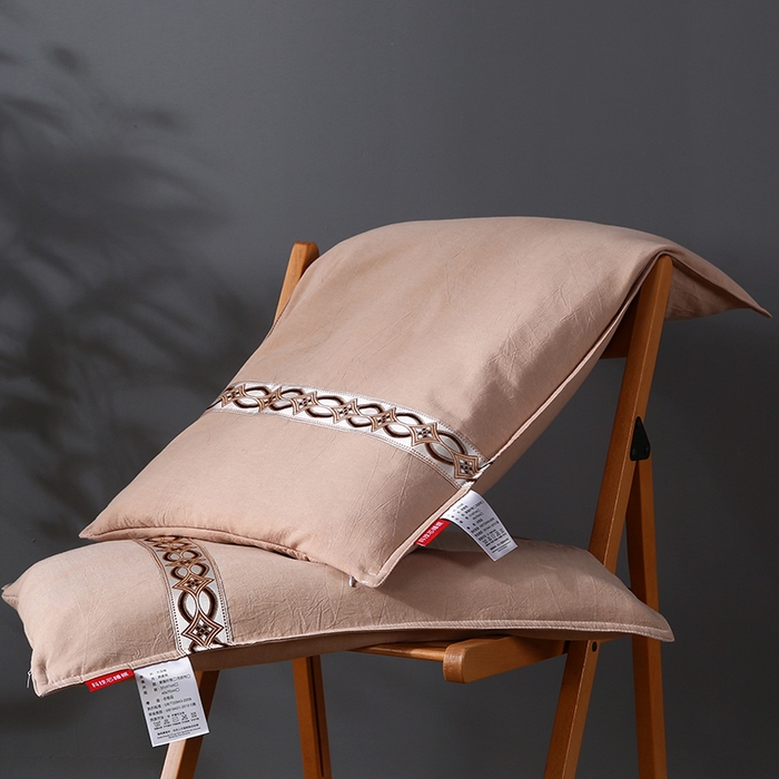 91家纺网 家纺一手货源 找家纺 （总）沃兰国际 2025新款民族风可脱卸全荞麦枕头枕芯