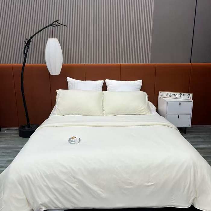 91家纺网 家纺一手货源 找家纺 （总）仲旺居家纺 2025新款牛奶针织棉夏被三件套