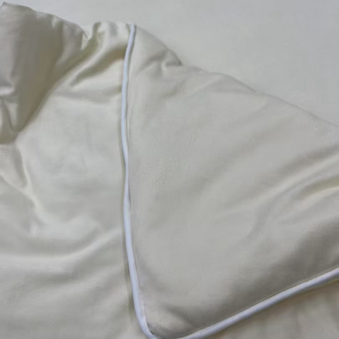 91家纺网 家纺一手货源 找家纺 仲旺居家纺 2025新款牛奶针织棉夏被三件套 奶黄