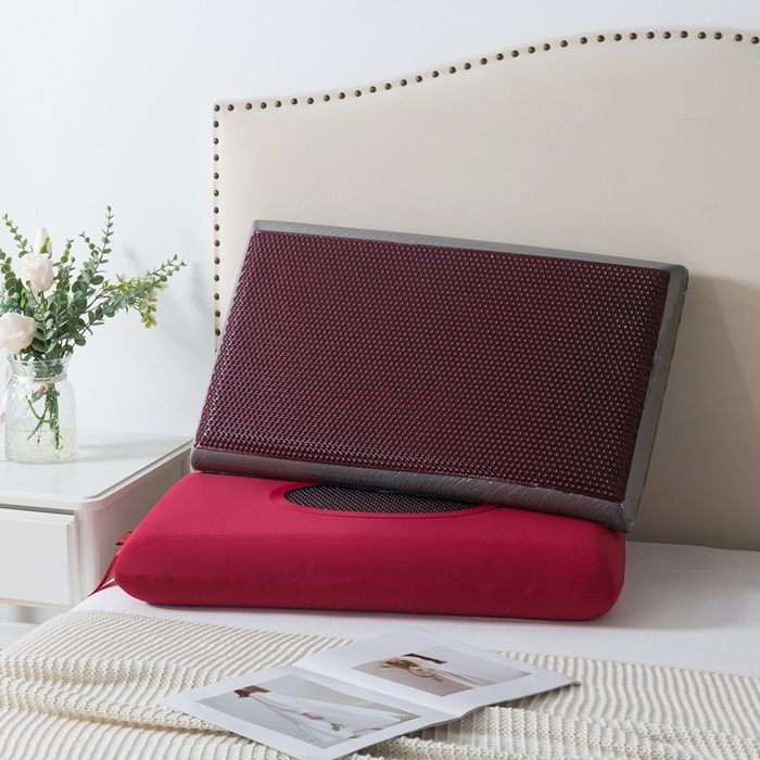 91家纺网 家纺一手货源 找家纺 （总）境月枕芯坊 2025新款喜运红石榴凝胶枕