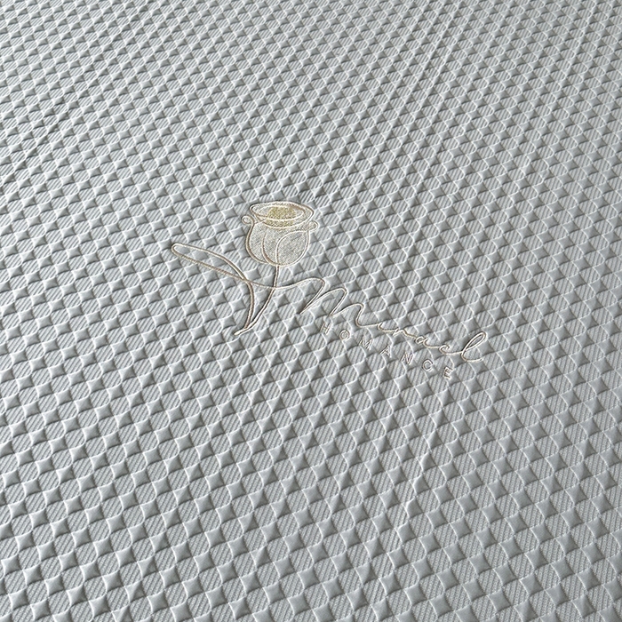 91家纺网 家纺一手货源 找家纺 代芙家纺 2025新款PE凉感软凉席床笠款三件套 灰色