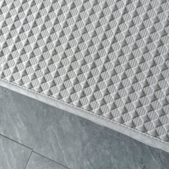 91家纺网 家纺一手货源 找家纺 代芙家纺 2025新款PE凉感软凉席床笠款三件套 灰色