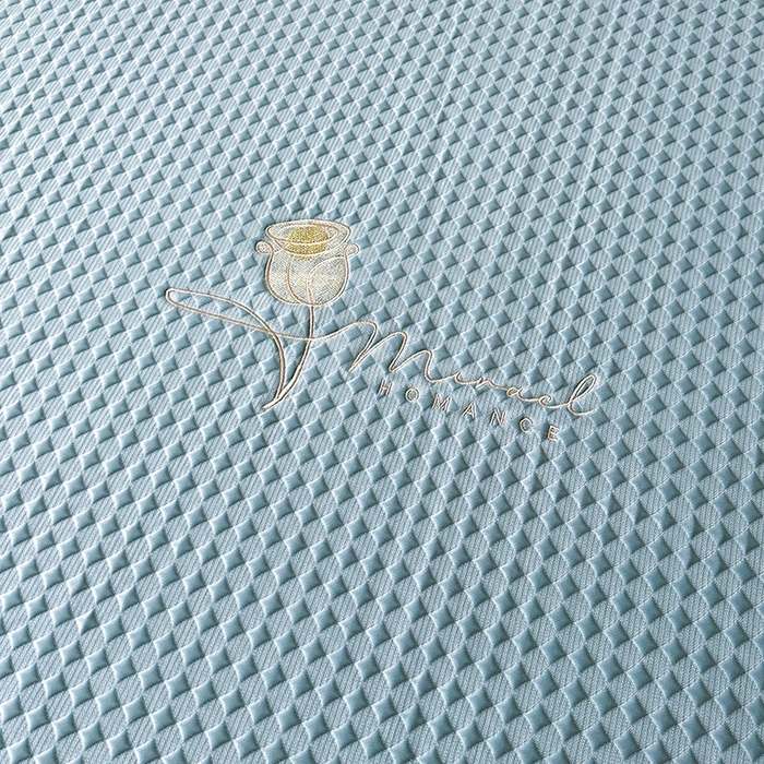 91家纺网 家纺一手货源 找家纺 代芙家纺 2025新款PE凉感软凉席床笠款三件套 蓝色