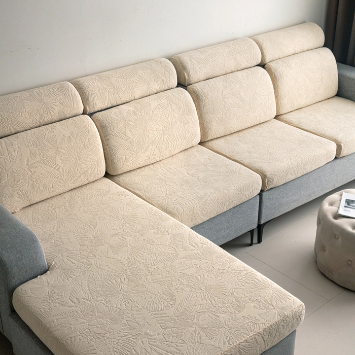 91家纺网 家纺一手货源 找家纺 千彤沙发垫 2025新款常规款-香山雨藤沙发笠 米黄