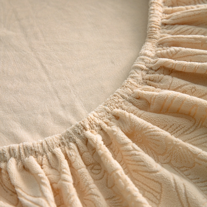 91家纺网 家纺一手货源 找家纺 千彤沙发垫 2025新款常规款-香山雨藤沙发笠 米黄