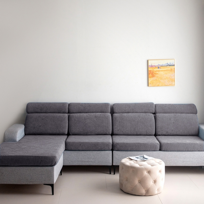 91家纺网 家纺一手货源 找家纺 千彤沙发垫 2025新款常规款-香山雨藤沙发笠 深灰