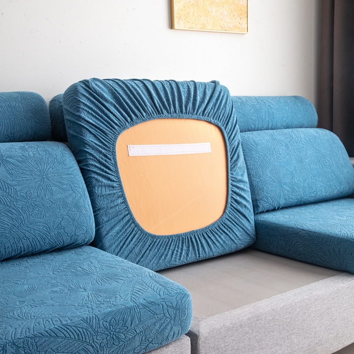 91家纺网 家纺一手货源 找家纺 千彤沙发垫 2025新款常规款-香山雨藤沙发笠 水蓝