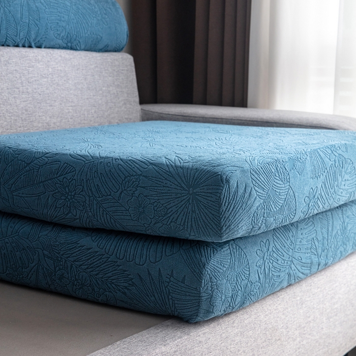 91家纺网 家纺一手货源 找家纺 千彤沙发垫 2025新款常规款-香山雨藤沙发笠 水蓝