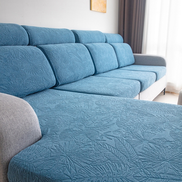 91家纺网 家纺一手货源 找家纺 千彤沙发垫 2025新款常规款-香山雨藤沙发笠 水蓝