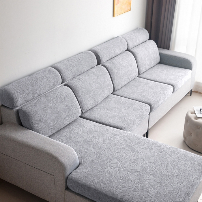 91家纺网 家纺一手货源 找家纺 千彤沙发垫 2025新款常规款-香山雨藤沙发笠 银灰