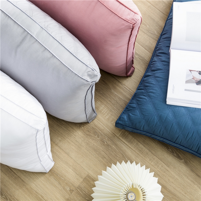 91家纺网 家纺一手货源 找家纺 （总）怡薇格枕芯 2025新款全棉立体绗缝酒店枕头枕芯