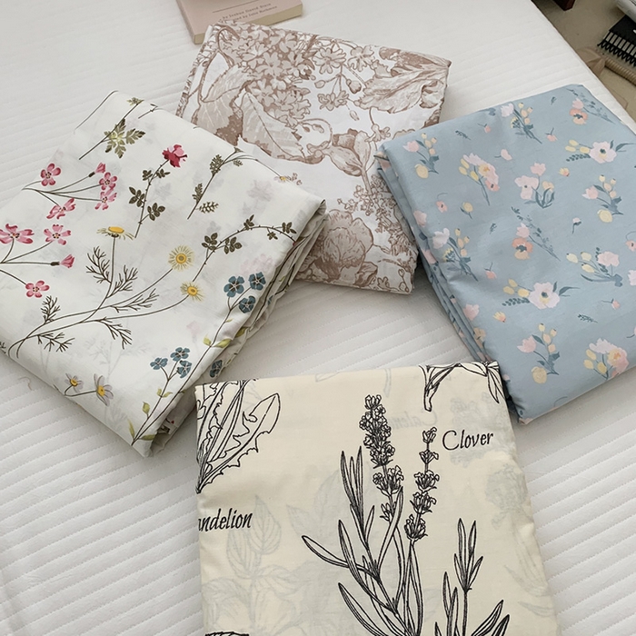 91家纺网 家纺一手货源 找家纺 柚可家居 2024新款活性印花花卉系列单被套 安禾