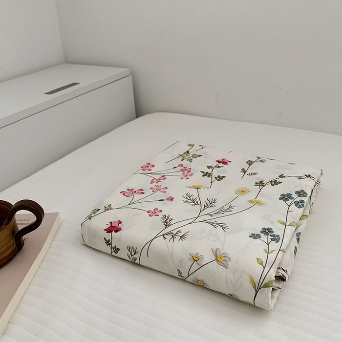 91家纺网 家纺一手货源 找家纺 柚可家居 2024新款活性印花花卉系列单被套 凝香