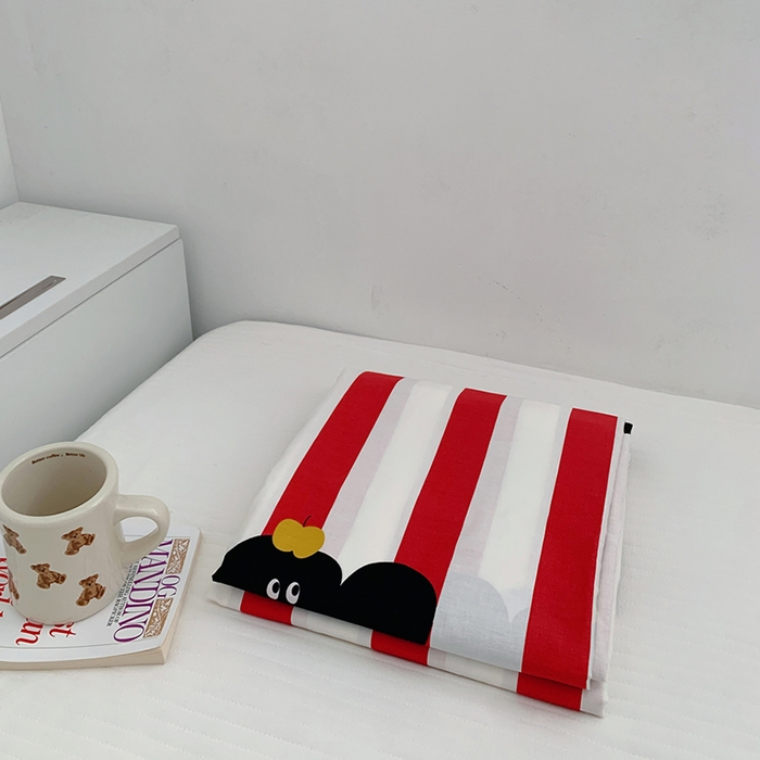 91家纺网 家纺一手货源 找家纺 柚可家居 2024新款活性印花多巴胺系列单被套 马戏团