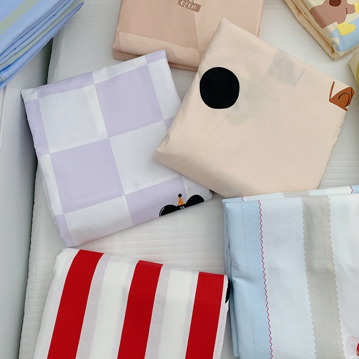 91家纺网 家纺一手货源 找家纺 柚可家居 2024新款活性印花多巴胺系列单被套 集美