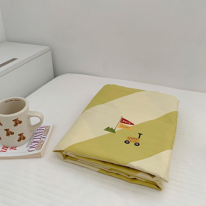 柚可家居 2024新款活性印花多巴胺系列单被套 宁夏