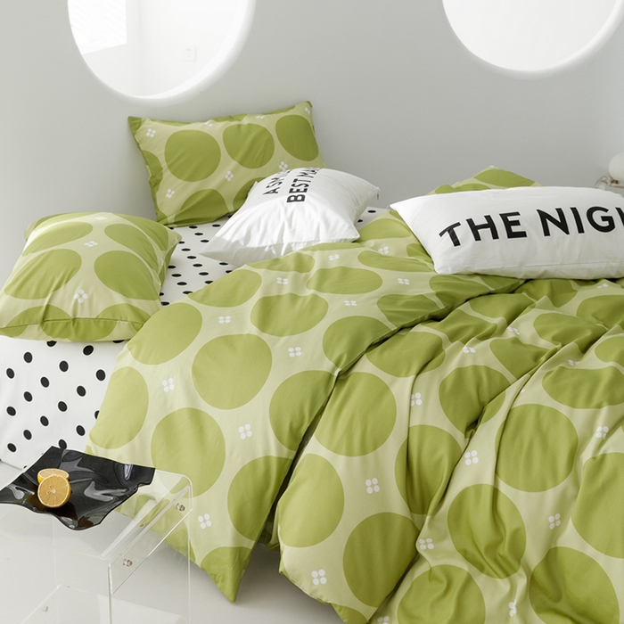 91家纺网 家纺一手货源 找家纺 柚可家居 2024新款活性印花多巴胺系列单被套 夏忆