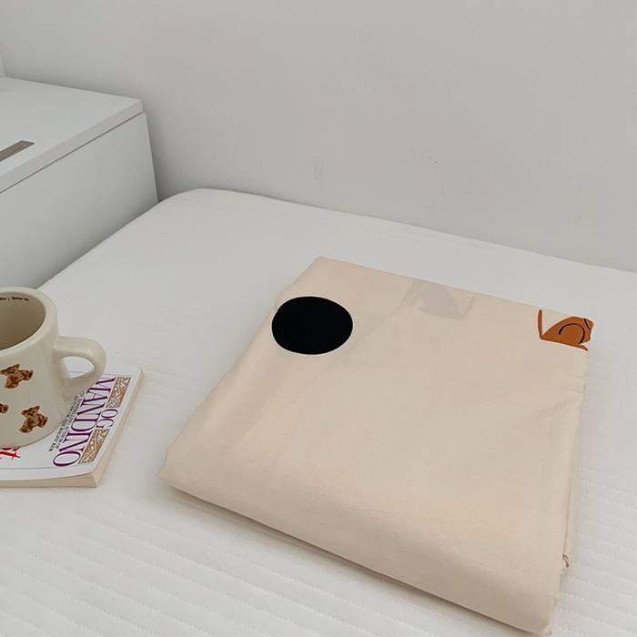 柚可家居 2024新款活性印花多巴胺系列单被套 小奶球