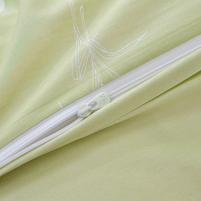 91家纺网 家纺一手货源 找家纺 绘萱家居 2025新款100%全棉床裙款斜纹印花四件套 悠然