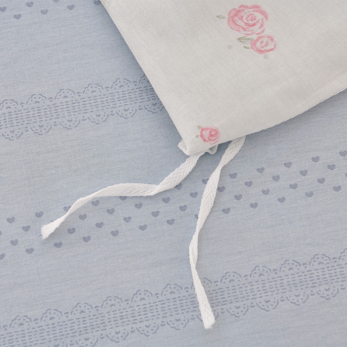 91家纺网 家纺一手货源 找家纺 绘萱家居 2025新款100%全棉床裙款斜纹印花四件套 优雅恋人