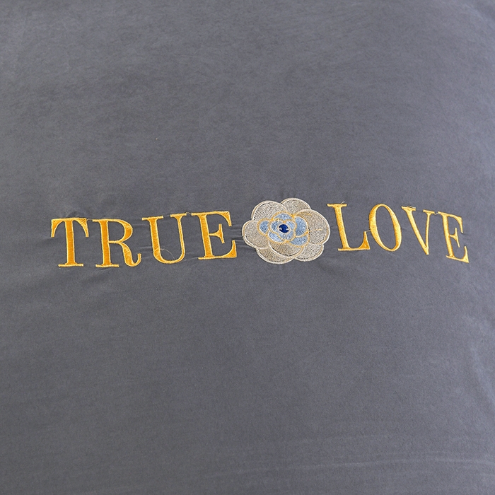 91家纺网 家纺一手货源 找家纺 代芙家纺 2025新款锦棉床盖四件套-花边款 花香-花边款-雅灰